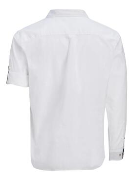 Chemise Jack and Jones Henry blanc pour homme.