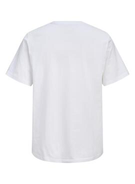 T-shirt Jack and Jones Frank blanc pour homme