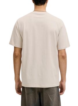 Haut Jack and Jones Frank beige pour homme.