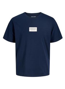 T-shirt Jack and Jones Frank marine pour homme