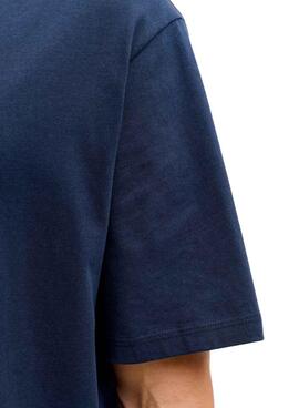 T-shirt Jack and Jones Frank marine pour homme