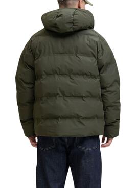 Veste matelassée Jack and Jones Soho verte pour homme