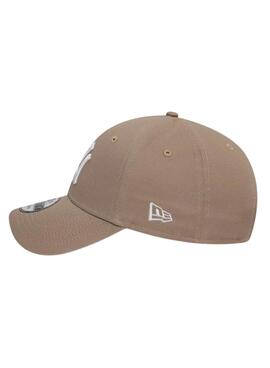 Casquette New Era 9FORTY Yankees New York League camel pour femme et homme
