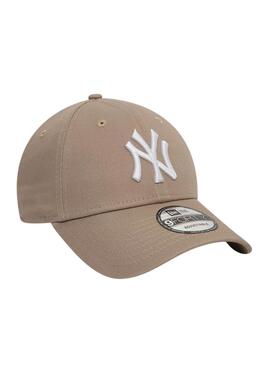 Casquette New Era 9FORTY Yankees New York League camel pour femme et homme
