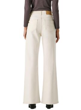 Pantalon en jean Pepe Jeans Willa blanc pour femme