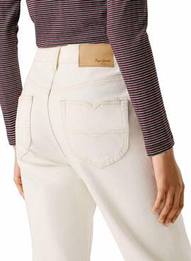 Pantalon en jean Pepe Jeans Willa blanc pour femme