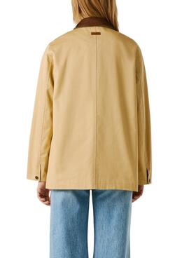 Veste Pepe Jeans Flory beige pour femme