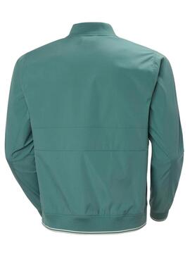 Veste de bombardier marine vert Helly Hansen pour homme