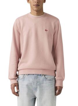 Sweatshirt Levis The Original rose pour homme