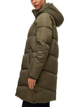 Manteau matelassé Vila Halsey vert pour femme