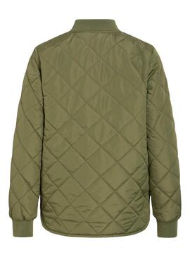 Veste bombardier Vila Vitate verte olive pour femme