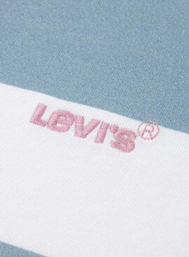 Maillot Levis Big Stripe bleu pour garçon