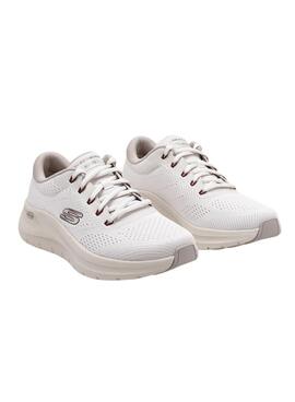 Sneakers Skechers Arch Fit 2.0 blanc cassé pour homme
