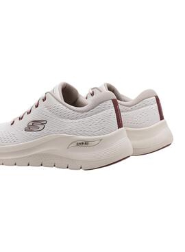Sneakers Skechers Arch Fit 2.0 blanc cassé pour homme