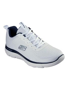 Chaussures Skechers Summits blanches pour hommes