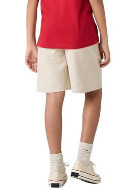 Bermuda Levi's XX Authentic beige chino pour enfant.