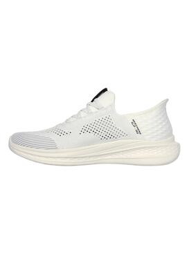 Chaussures Skechers Slade Quinto blanches pour homme