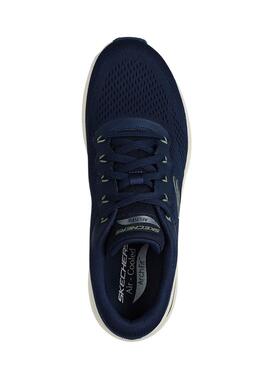 Chaussures Skechers Arch Fit bleu marine pour homme