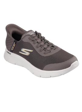 Chaussures Skechers Go Walk marron pour homme
