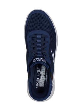 Chaussures Skechers Go Walk bleu marine pour homme