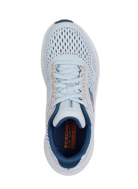 Chaussures Skechers Go Run bleues pour femmes