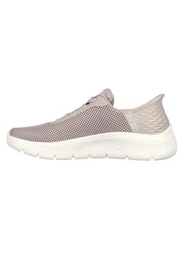 Chaussures Skechers Go Walk beige pour femme