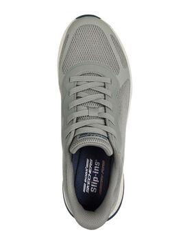 Chaussures Skechers Bobs Squad Slip 4 vertes pour hommes