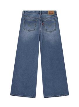 Jean Levi's High Rise Baggy bleu pour fille