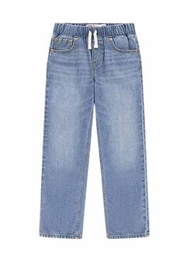 Jean Levis Baggy Barrel bleu pour fille