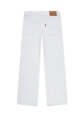 Jean Levi's Wide Leg blanc pour fille