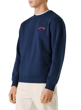 Sweatshirt Pepe Jeans Gideon bleue pour homme