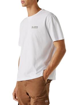 T-shirt Pepe Jeans Scott blanc pour homme
