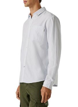 Chemise Pepe Jeans Prescot blanc pour homme