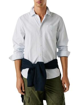 Chemise Pepe Jeans Prescot blanc pour homme