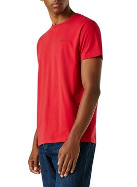 T-shirt Pepe Jeans Connor rouge pour homme