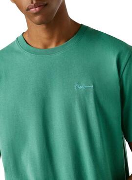 T-shirt Pepe Jeans Connor vert pour homme