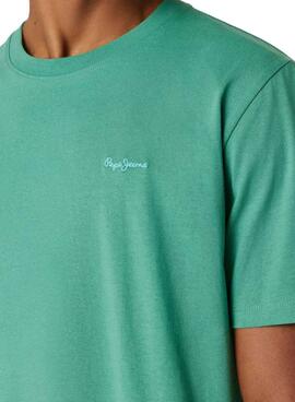 T-shirt Pepe Jeans Connor vert pour homme