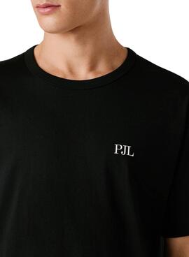 T-shirt Pepe Jeans Garret noir pour homme