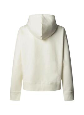 Sweatshirt Pepe Jeans Marsu blanc pour femme