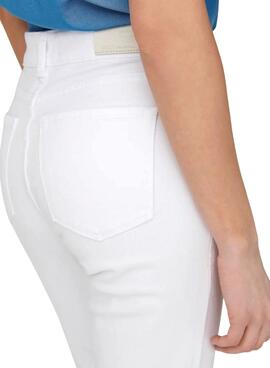 Jean blanc Only Emily pour femme.