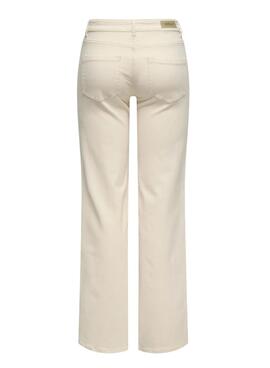 Pantalon en jean Only Blush beige pour femme