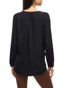 Chemise Vila Lucy noire pour femme
