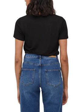 T-shirt Vila Noel noir pour femme