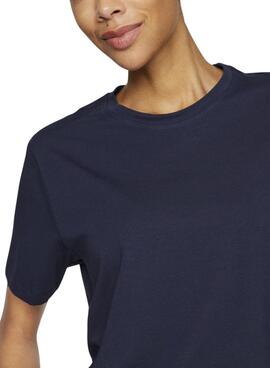 T-shirt Vila Vinora bleu marine pour femme