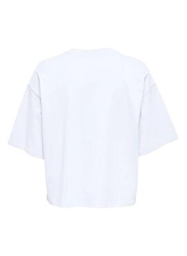T-shirt Only femme blanc Jossi Tokyo