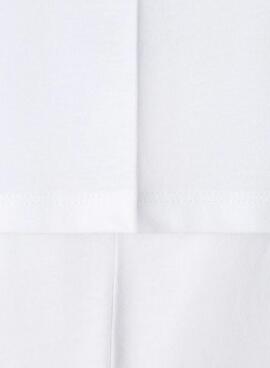 T-shirt logo Pepe Jeans New Art blanc pour enfant