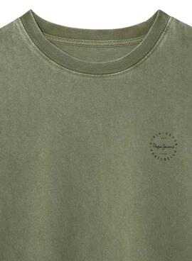 T-shirt Pepe Jeans Harryson vert pour garçon