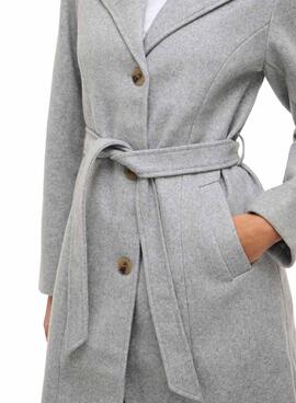 Manteau Vila Claudine gris pour femme
