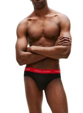Lot de 3 caleçons Tommy Hilfiger slip noir pour homme
