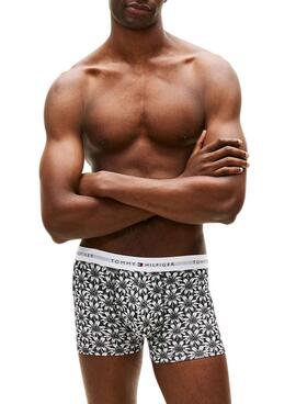 Paquet de 3 caleçons Tommy Hilfiger Trunk Signature imprimés pour homme